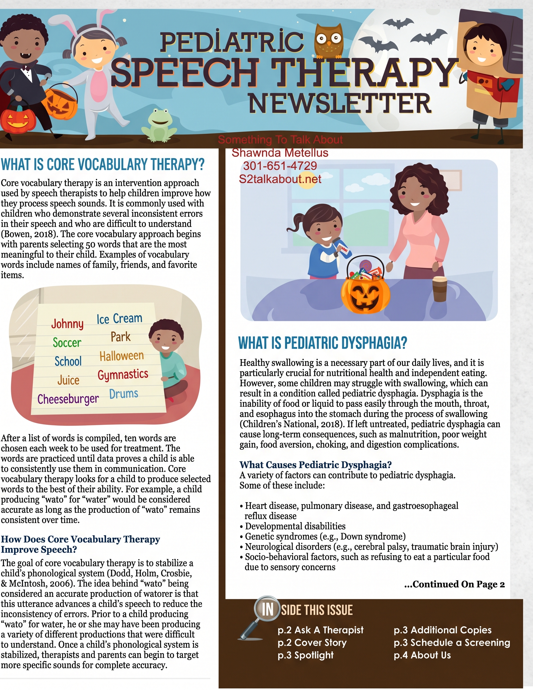 October Newsletter
